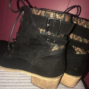 Suede Ankle Booties